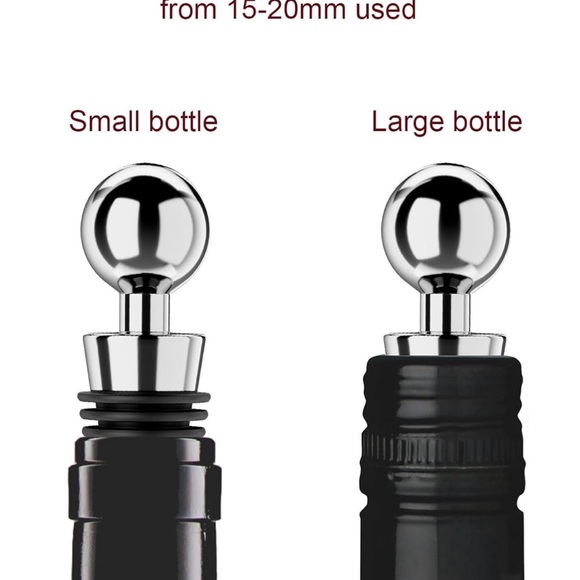 NWT BETTFOR 3-Pack Wine Stoppers – Stylish and Functional - Picture 7 of 9